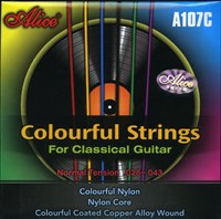 Разноцветные струны для классической гитары Alice AC107C-N