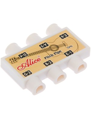 Камертон духовой на 6 нот Alice A001, белый 0510