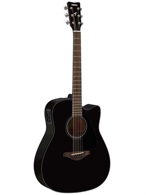 Электро-акустическая гитара YAMAHA FGX800C BLACK 0187