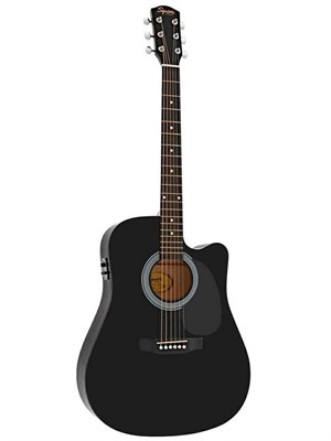 Электро-акустическая гитара FENDER SQUIER SA-105CE BLACK 0175