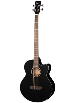 Электро-акустическая бас-гитара Cort AB850F-BK-BAG 0144