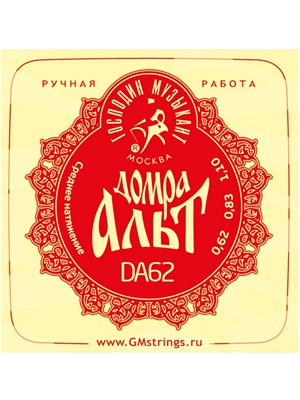 Струны для домры альт Господин Музыкант DA62 0776