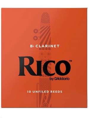 Трости для кларнета Rico RCA1025, размер 2.5, 10шт. - фото 7636