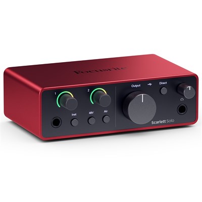 Звуковая карта FOCUSRITE Scarlett Solo 4th Gen 0883 - фото 8474