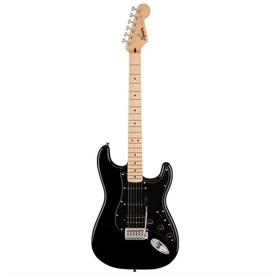 Электрогитара FENDER SQUIER SONIC STRAT HSS MN Black 0985 - фото 8881