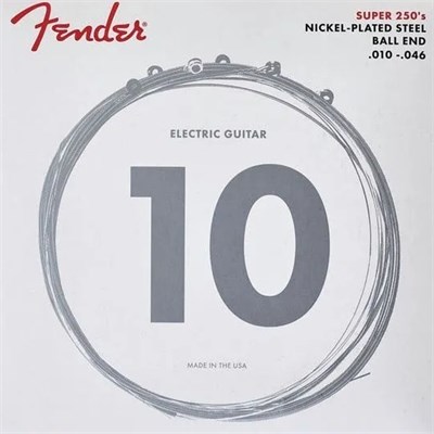 Струны для электрогитары FENDER STRINGS NEW SUPER 250R NPS BALL END 10-46 0325 - фото 9079