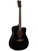 Электро-акустическая гитара YAMAHA FGX800C BLACK 0187