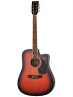 Электро-акустическая гитара Caraya F631CEQ-BS 0047