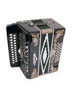 Гармонь "Чайка 314" S5XL-A-BLACK, 25х25-III-2, Шуйская гармонь 0283