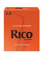 Трости для саксофона альт Rico RJA1020, размер 2.0, 10шт. 0368