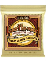 Нейлоновые струны ERNIE BALL 2069 Folk Nylon 28-42 0691