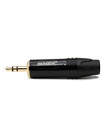 Разъем на кабель 3.5мм male, стерео, SHNOOR STP3-G-B 0660