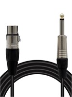 Микрофонный кабель Soundking BB006-5M XLR female/6,35мм, 5м. 0477
