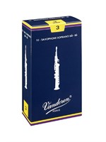 Трости для саксофона сопранино №3, 10шт, Vandoren SR233