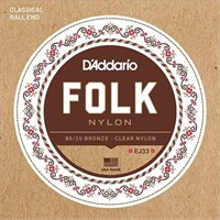 Струны для акустической гитары D'Addario Folk Nylon EJ33 0508