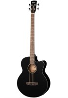 Электро-акустическая бас-гитара Cort AB850F-BK-BAG 0144